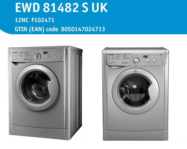 لباسشویی ایندزیت ewd81482 s uk