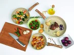 نمایی از ماهی تابه گرانیتی آلمانی