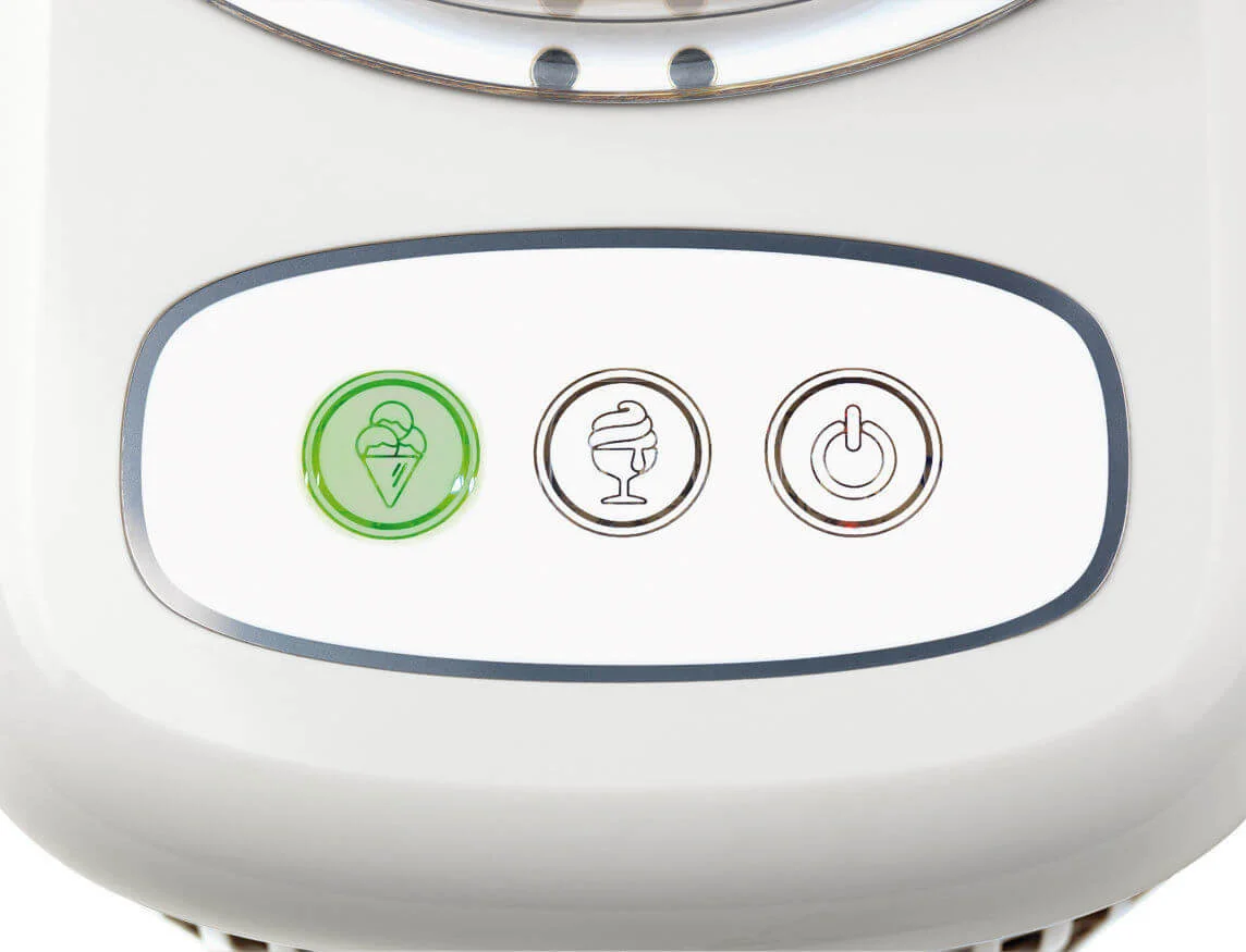 دکمه های تنظیم  بستنی ساز خانگی آمبیانو AMBIANO