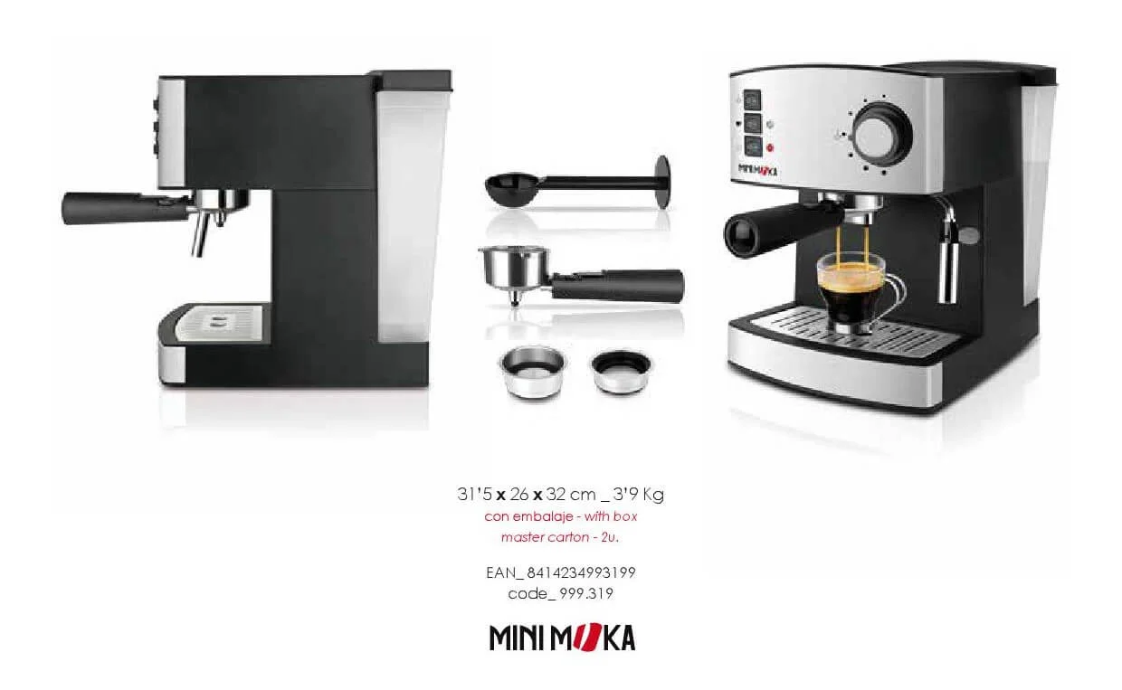 اسپرسوساز و کاپوچینوساز MINIMOKA CM-1821 اسپانیا