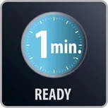 آماده شدن بخار اتو بخار ایستاده رونتا Rowenta در 60 ثانیه