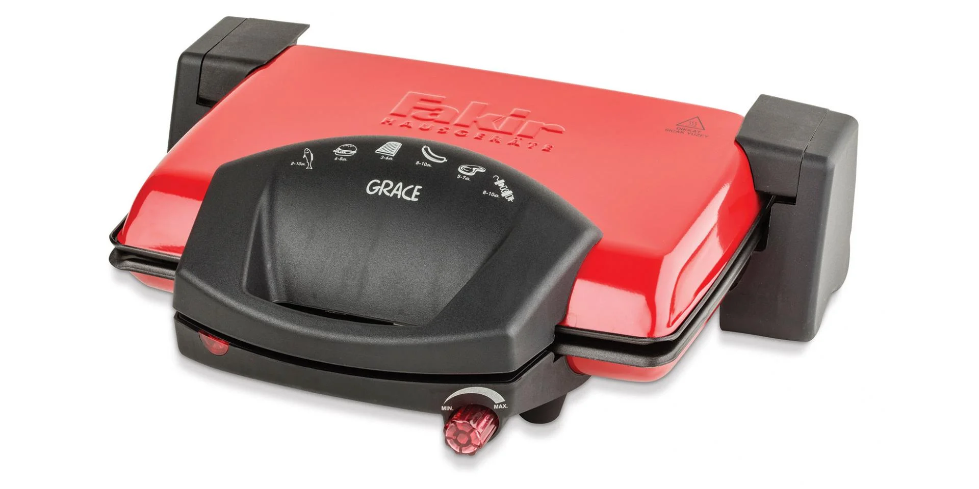 ساندویج ساز و گریل فکیر GRACE و دکمه تنظیم درجه حرارت 
