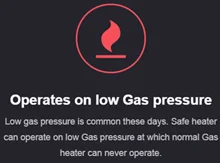 کار کردن در فشار کم گاز بخاری گازی برقی ژاپنی  