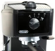 صفحه تنظیمات اسپرسو و کاپوچینو ساز Delonghi