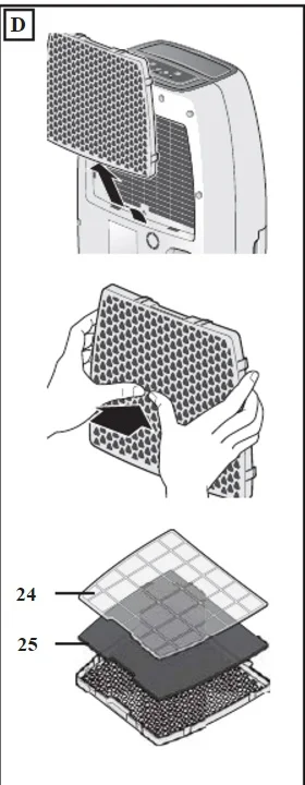 فیلتر رطوبت گیر خانگی