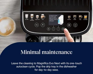 صفحه نمایش اسپرسوساز دلونگی