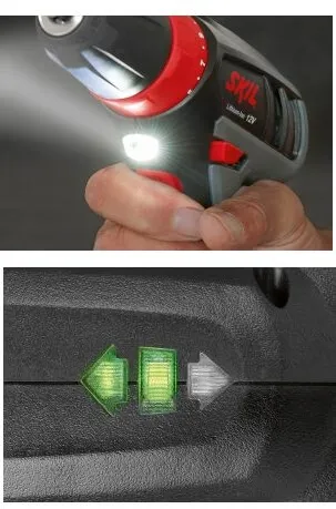 چراغ نوری دریل ، پیچ گوشتی شارژی اسکیل SKIL