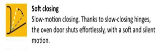 قابلیت Soft Closing فر توکار ویرپول