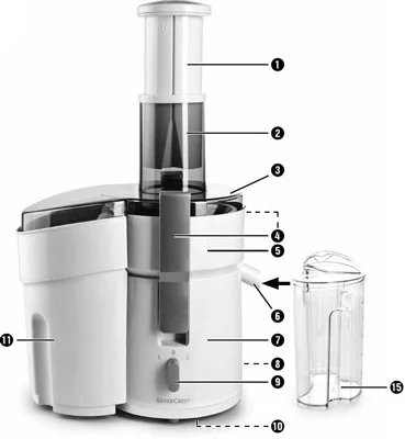 اجزاء آبمیوه گیری سیلورکرست آلمان