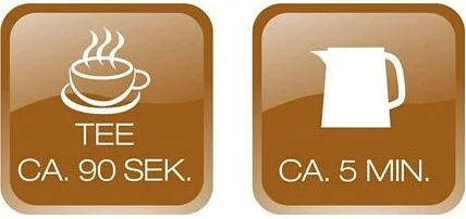 زمان تهیه قهوه و چای در اسپرسوساز 4 کاره بیم آلمان BEEM