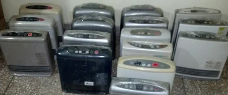 بخاریهای گازی برقی استوک ژاپنی