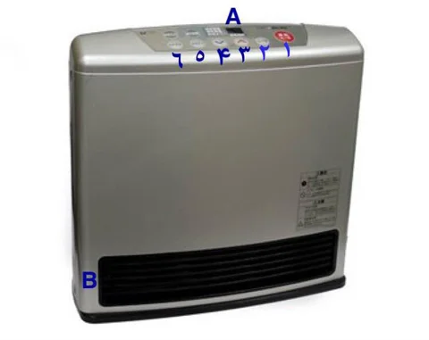 راهنمای بخاری استوک گازی برقی ژاپنی