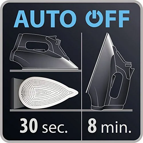 خاموش شدن خودکار اتو هوشمند رونتا آلمان Rowenta در 30 ثانیه و 8 دقیقه 