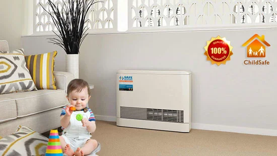 بخاری گازی برقی ژاپنی و نکات ایمنی 