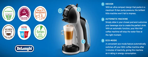 اسپرسوساز کپسولی دولچه گوستو دلونگی