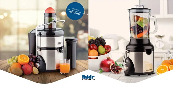 آبمیوه گیری و مخلوط کن فکیر fakir coctail max