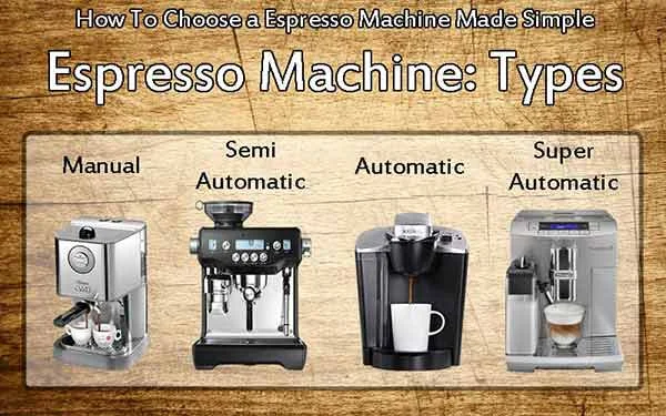 اسپرسوساز اتوماتیک ، نیمه اتوماتیک و معمولی