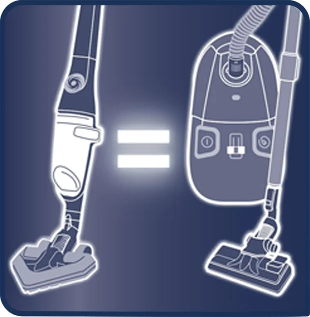 استفاده آسان از جارو شارژی تفال 18 ولت Tefa