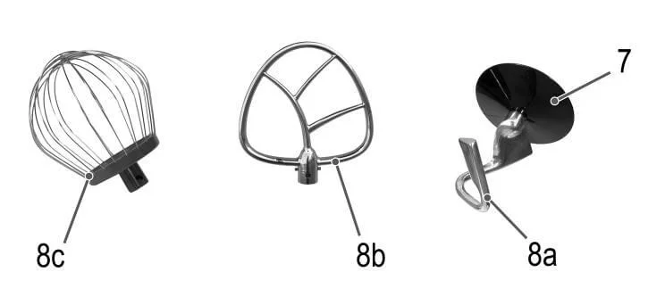 تیغه های همزن کاسه دار حرفه ای کلاترونیک آلمان