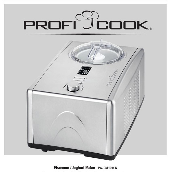 Proficook ice cream maker 2025