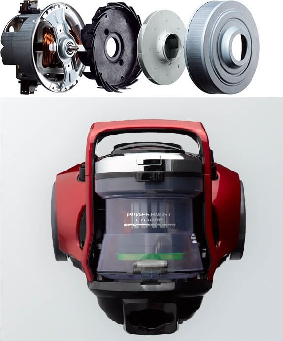راندمان بالا در جارو برقی هیتاچی Hitachi CV-SC23V