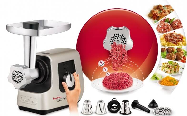 چرخ گوشت دو کار مولینکس  moulinex M740