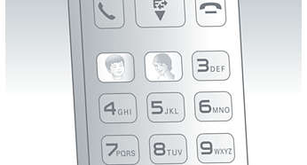 نور پس زمینه در تلفن بی سیم  فلیپس PHILIPS