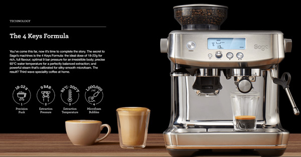 Sage SES878BSS Barista Pro Espresso Machine